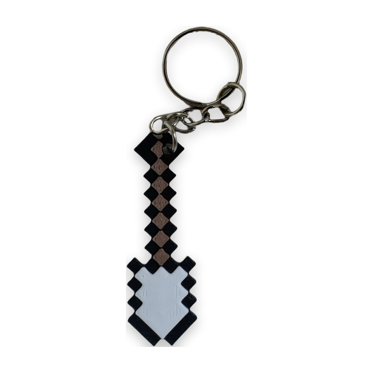 Pixel-style tool keychain