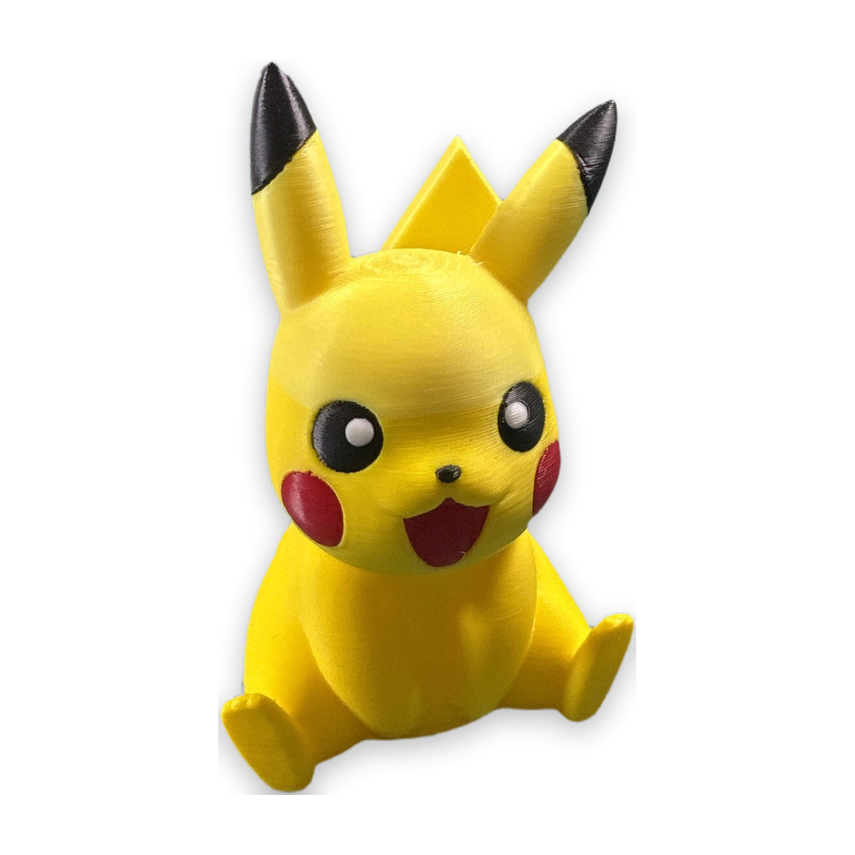 Large sitting Pikachu figure, multi-colour print