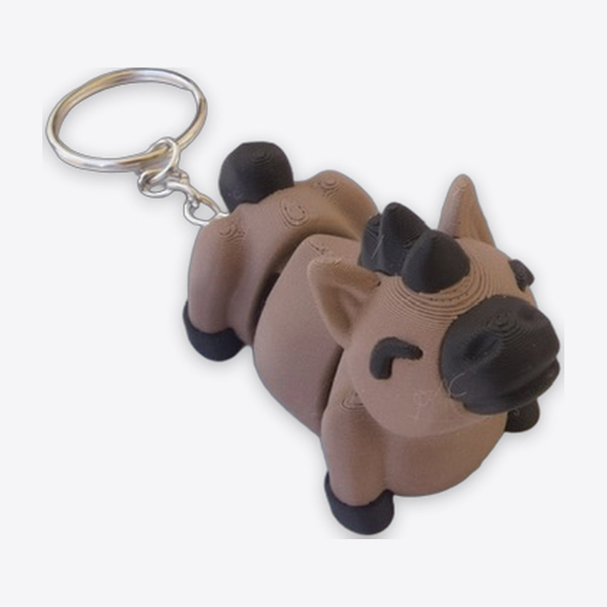 Articulated camel keychain
