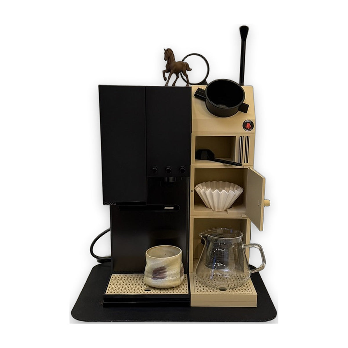 Filter box open, Kalita Wave filters stored upright
